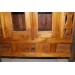 Boat Teak Glass Cabinet with Drawer 