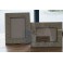White Mosaic Picture Frame Set (0f 2)