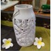 Tall White Ceramic Candle Holder