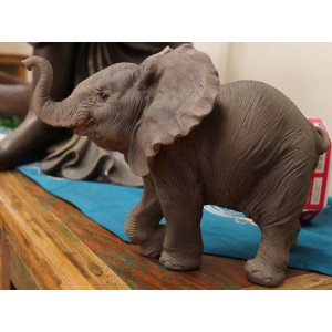 Baby Elephant Statue