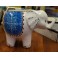 Blue Willow Elephant Pot