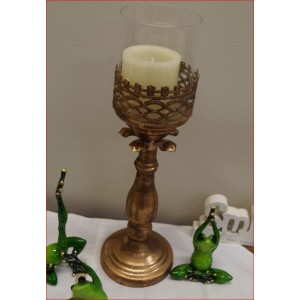 French Style Pillar Candle Holder- Candle Not Included