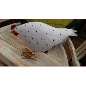 Spotted Hen Statue- Hand Made