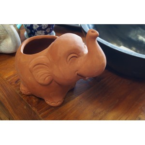 Teracotta Elephant Planter - PICK UP ONLY