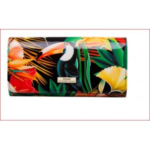 Serenade Toucan  Leather RFID Wallet